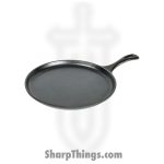 Lodge - L9OG3 - 10.5 Inch Seasoned Cast Iron Griddle - Black
