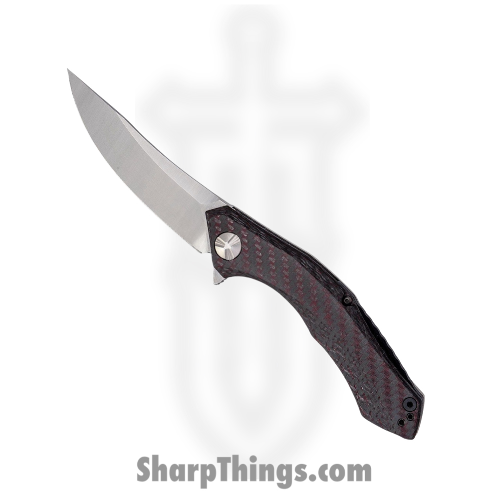 4b24e9a8-bb30-423a-8794-28988a73438a_ZT0462_1.jpg Zero Tolerance - ZT0462 - Sinkevich - Folding Knife - CPM-20CV Two-Tone Upswept - CF with Stonewash Titanium - Red - Image 1