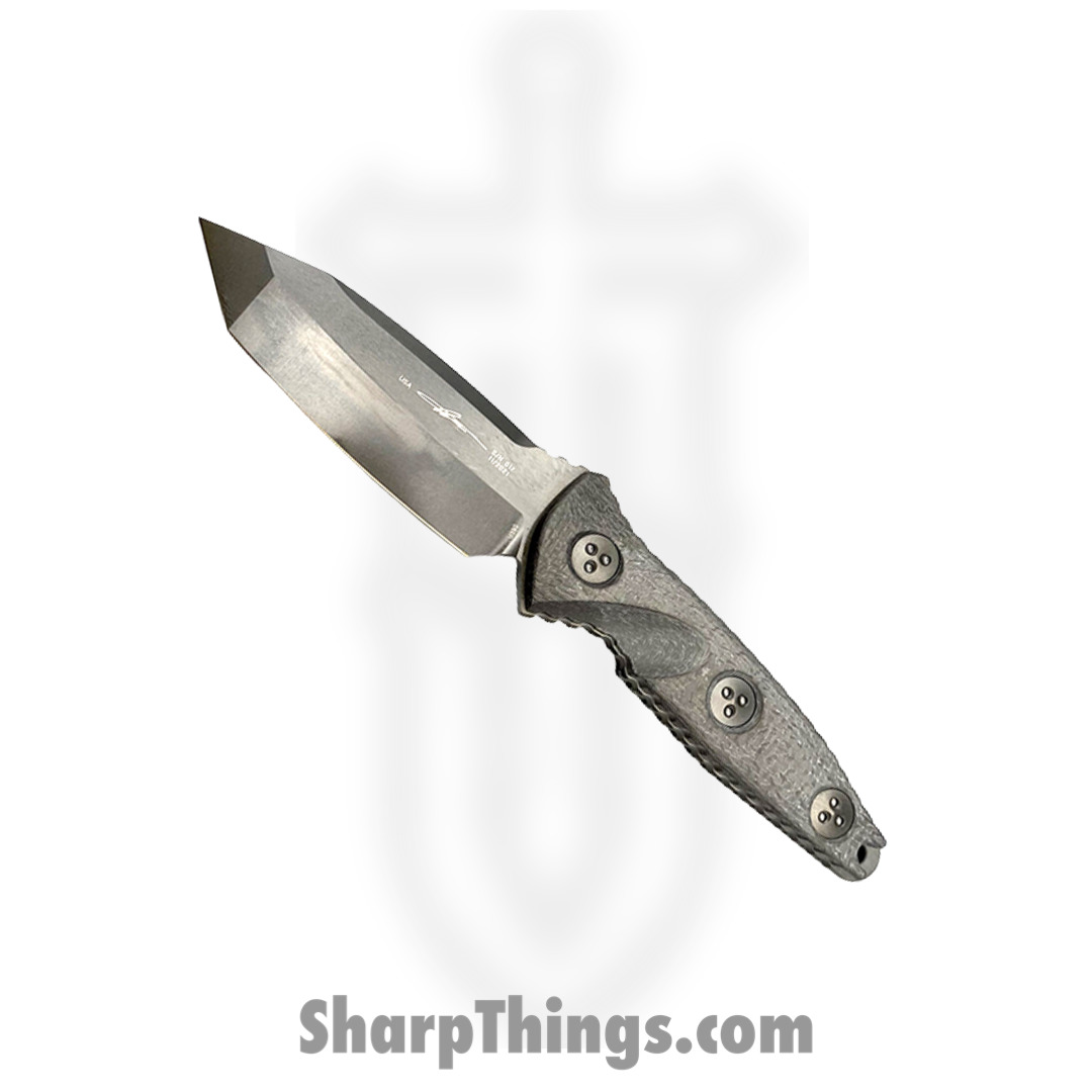4c20bc2c-08cb-4d69-8f50-8f989497586d_114M-1DLCTCFS_1.jpg Microtech - 114M-1DLCTCFS - Socom Alpha Mini - Fixed Blade Knife - Elmax, M390, 204P Coated Clip Point - Carbon Fiber - Black - Image 1