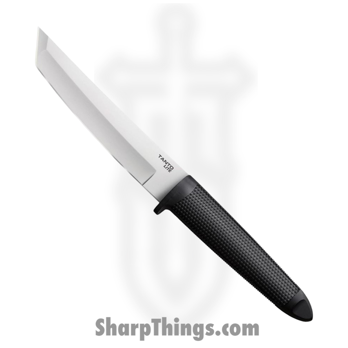 4c27761e-dcb5-4cd7-bcbe-1641dabea895_CS20TL_1.jpg Cold Steel - CS20TL - Tanto Lite - Fixed Blade Knife - 4034 SS Satin Tanto - Kray-Ex - Black - Image 1