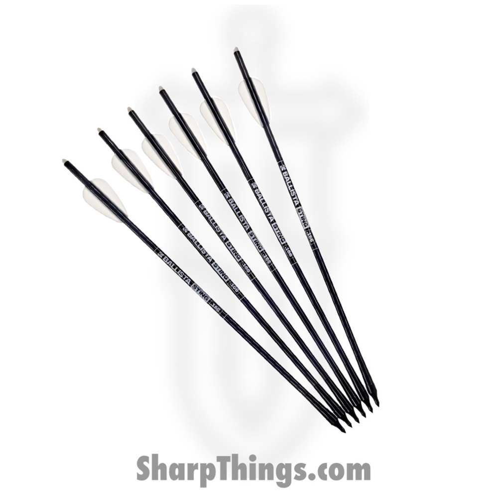 4c2f4887-2779-4723-b6b8-8528a7ac5117_BAL-BL-01_1.jpg BALLISTA - BAL-BL-01 - STING 13" Bolts (Pack of 6) - Aluminum - Carbon - Black - Image 1