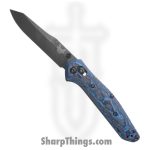 Benchmade - 940BK-2404 - Osborne Limited Edition - Folding Knife - CPM MagnaCut DLC Battlewash Reverse Tanto - FatCarbon - Artic Storm