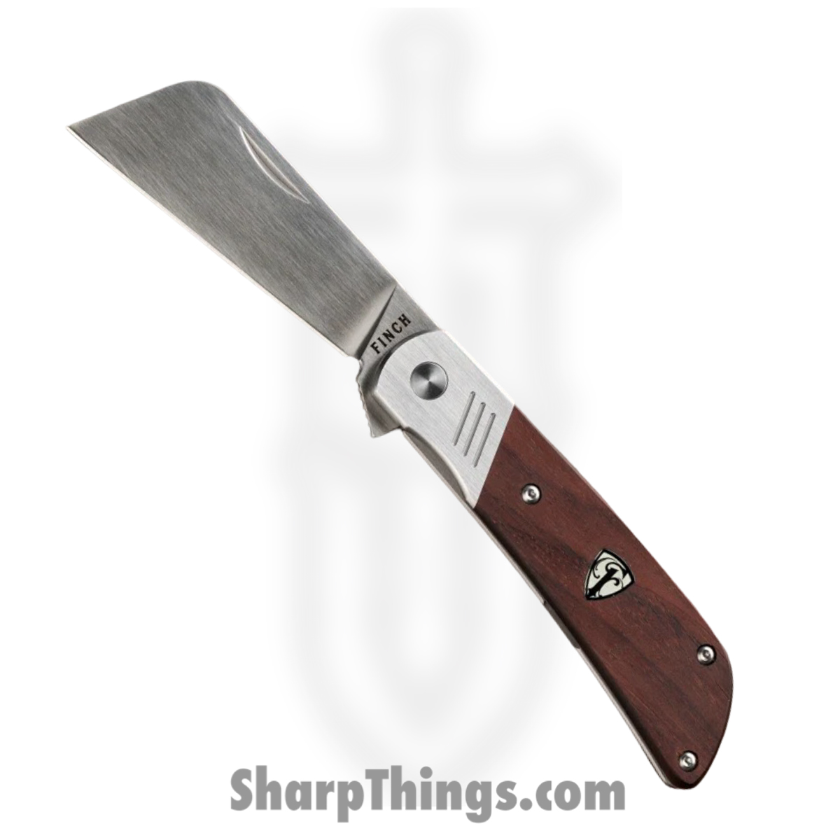 4d246565-5b7e-422a-bfd7-b59a0429bb97_HV201_1.jpg Finch Knife Co. - FKCHV201 - Harvester - Folding Knife - 154CM Satin Sheepsfoot - Cocobolo - Brown - Image 1
