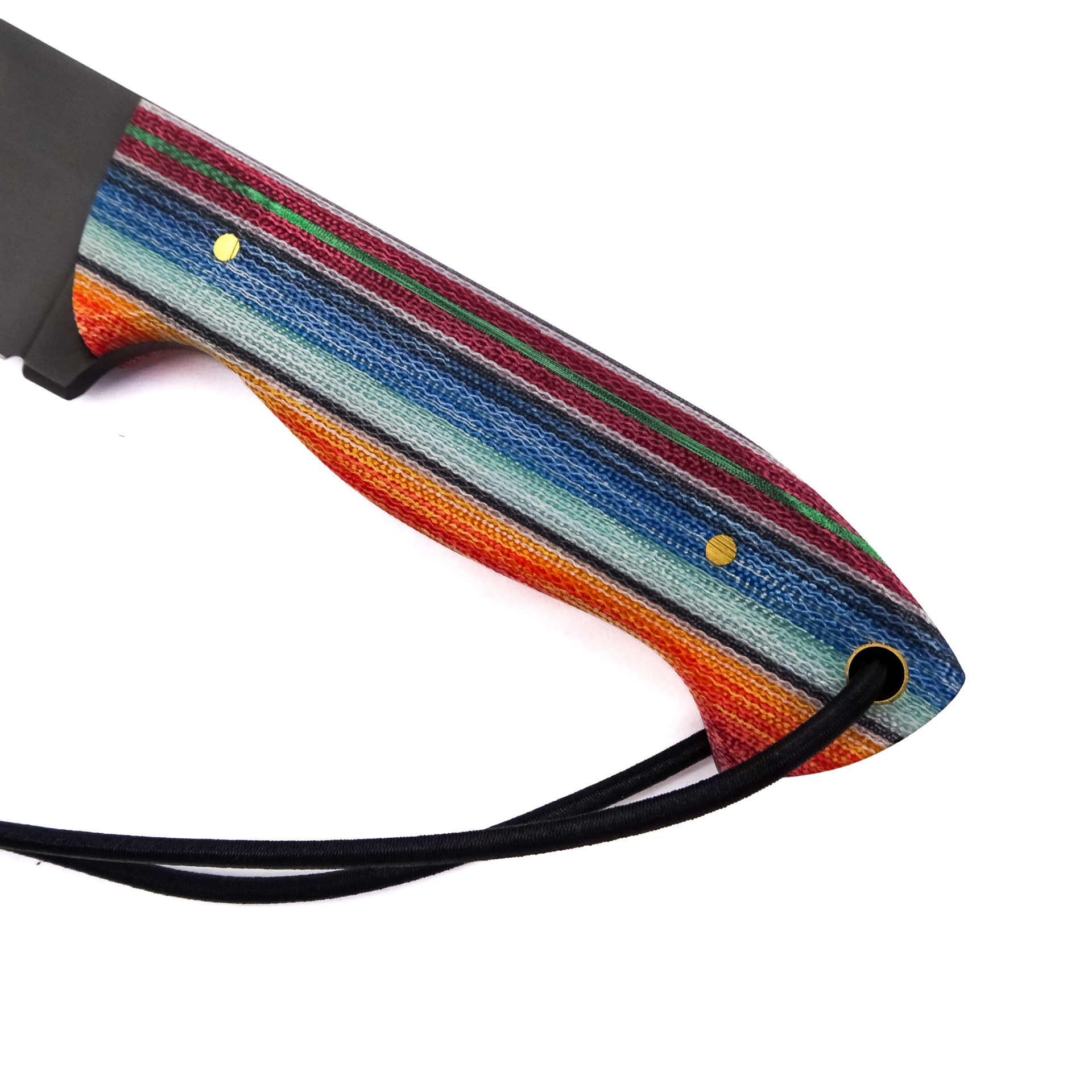 4d7e86d5-1134-49fe-be8f-9885fc007281_LaborMxDsFb_1.jpg JRs Knives - LaborMxDsFb - Laborer Fatboy - Fixed Blade Knife - 1095 HC Coated Drop Point - Micarta - Dark Mexican Blanket - Image 1