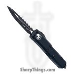 Microtech - 232-3T - UTX-85 - OTF Auto - Black Dagger - 6061-T6 Aluminum - Black