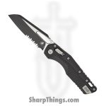 Microtech - 210T-2PMBK - MSI - Folding Knife - M390MK Coated Modified Sheepsfoot - Polymer - Black