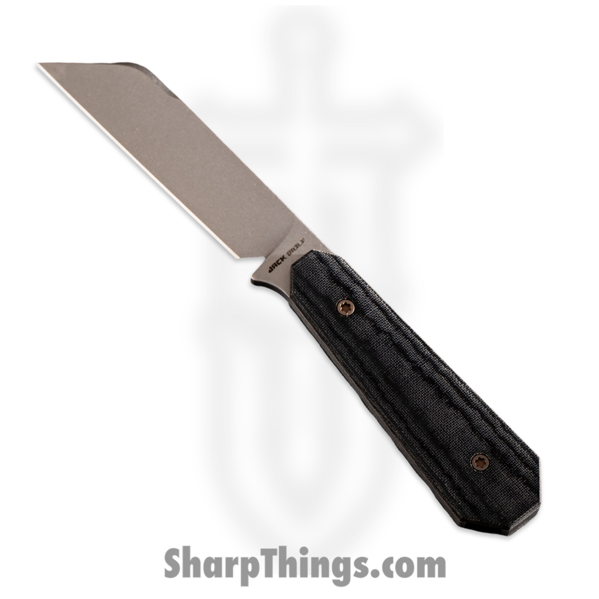 4eb9ae76-3d48-4544-9fc6-468de7cdadb1_FIXEDCBK_1.jpg Jack Wolf Knives - FIXEDCBK - Midnight FIXedc - Fixed Blade Knife - S90V Stonewashed Hollow Grind Sheepsfoot - Polished Linen Micarta - Black - Image 1