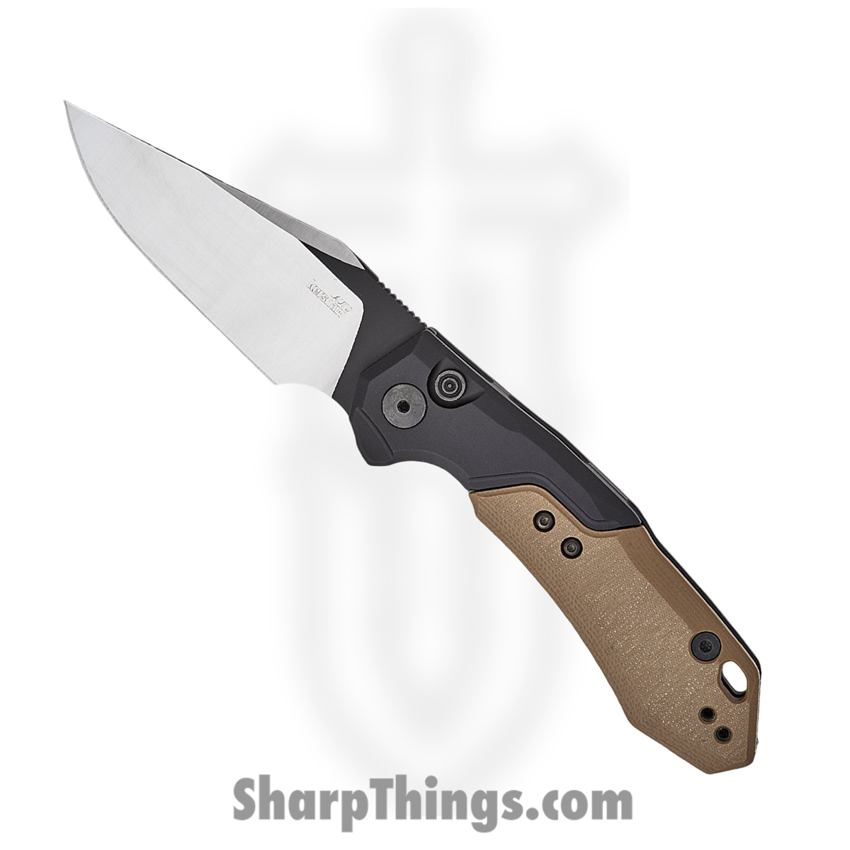 4f10d207-8ad2-4414-a7a4-1dee387bb205_KS7851_1.jpg Kershaw - KS7851 - Launch 19 - Automatic Knife - CPM 154 Two Tone Clip Point - 6061-T6 Aluminum G10 - Black Brown - Image 1