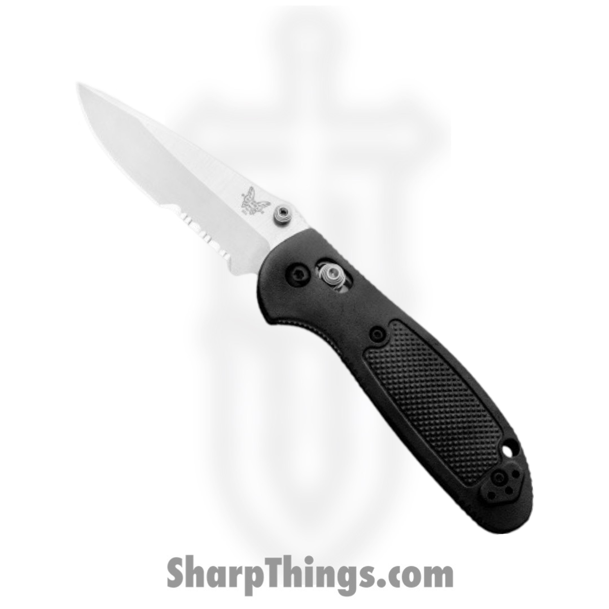50a3c131-70ce-4ad5-9e39-0754c29ccd50_556s-s30v_1.jpg Benchmade - 556S-S30V - Mini Griptilian - Folding Knife - S30V Satin Drop Point P/S - Polymer - Black - Image 1