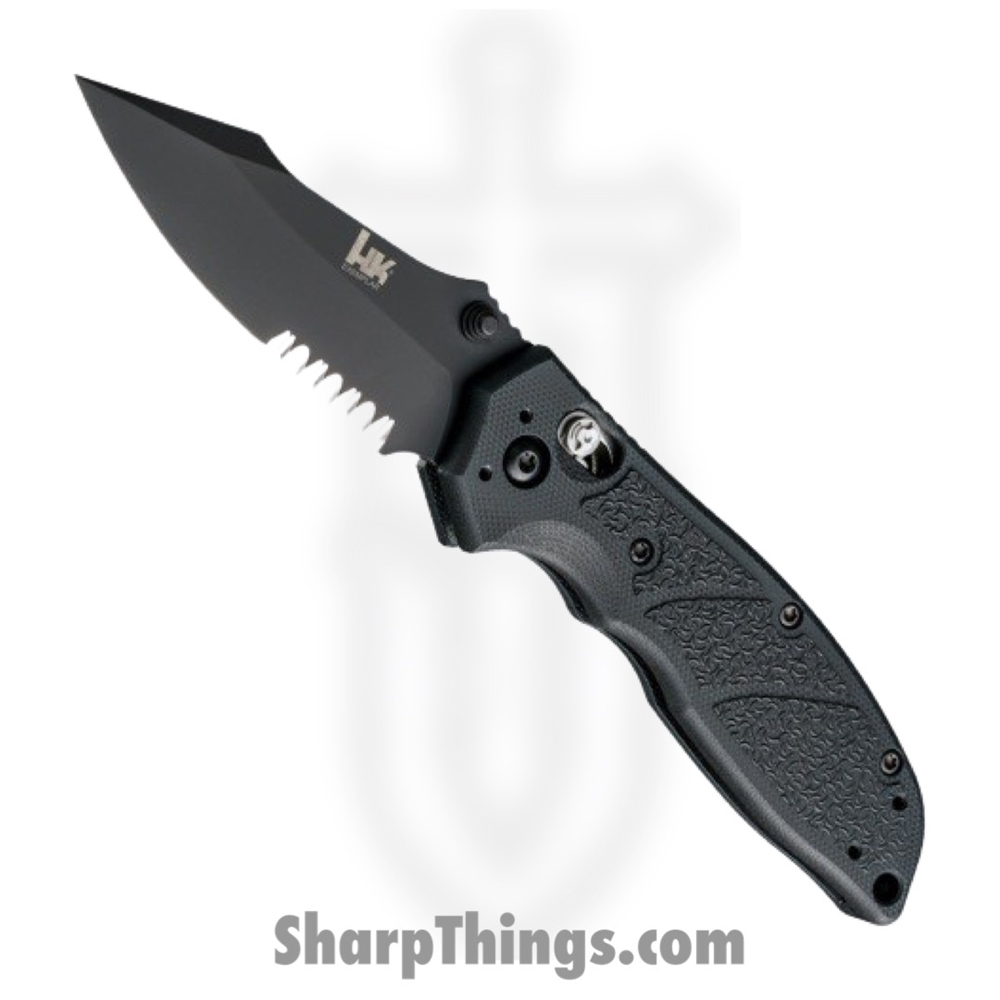 516dee13-0ad4-48dc-8376-95a5ee44640e_54150_1.jpg Hogue Knives - 54150 - HK Exemplar - Folding Knife - 154cm Coated Clip Point - G10 - Black - Image 1