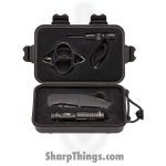 Browning - BR0288 - Outdoorsman Survival Combo - Folding Knife - Stainless Coated Drop Point - G10 - Black