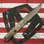 Medford Knife - M-48 - Hybrid Flipper Knife - Blue Hardware - PVD S35VN - Black Pivot/Scales