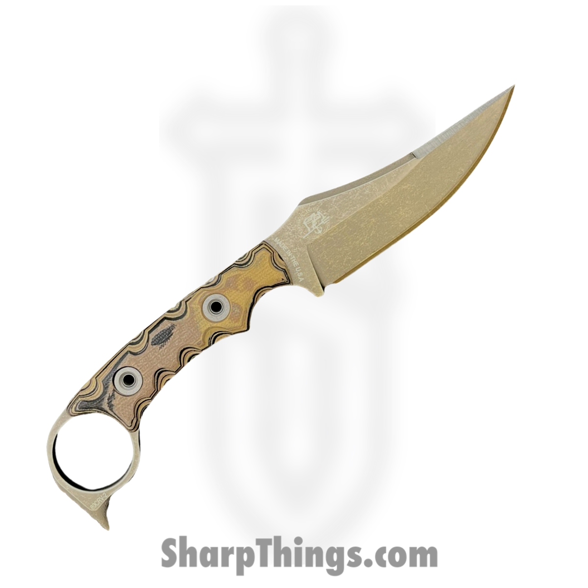 52573e77-91a5-4f1b-ab44-aca7ac9e3481_GidV3g10WDG_1.jpg T.Kell Knives - GidV3g10WDG - Gideon V3 - Fixed Blade Knife - Nitro V Coated Trailing Point - G10 - Woodgrain - Image 1