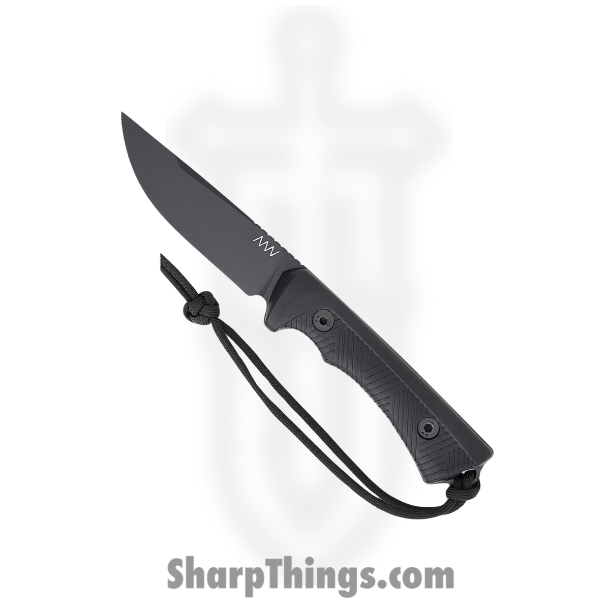 52810e0f-056c-40bb-bcd8-ff9960fdc8b7_ANVP200046_1.jpg Acta Non Verba Knives - ANVP200046 - P200 - Fixed Blade Knife - Sleipner Tool Black Drop Point - GRN - Black - Image 1
