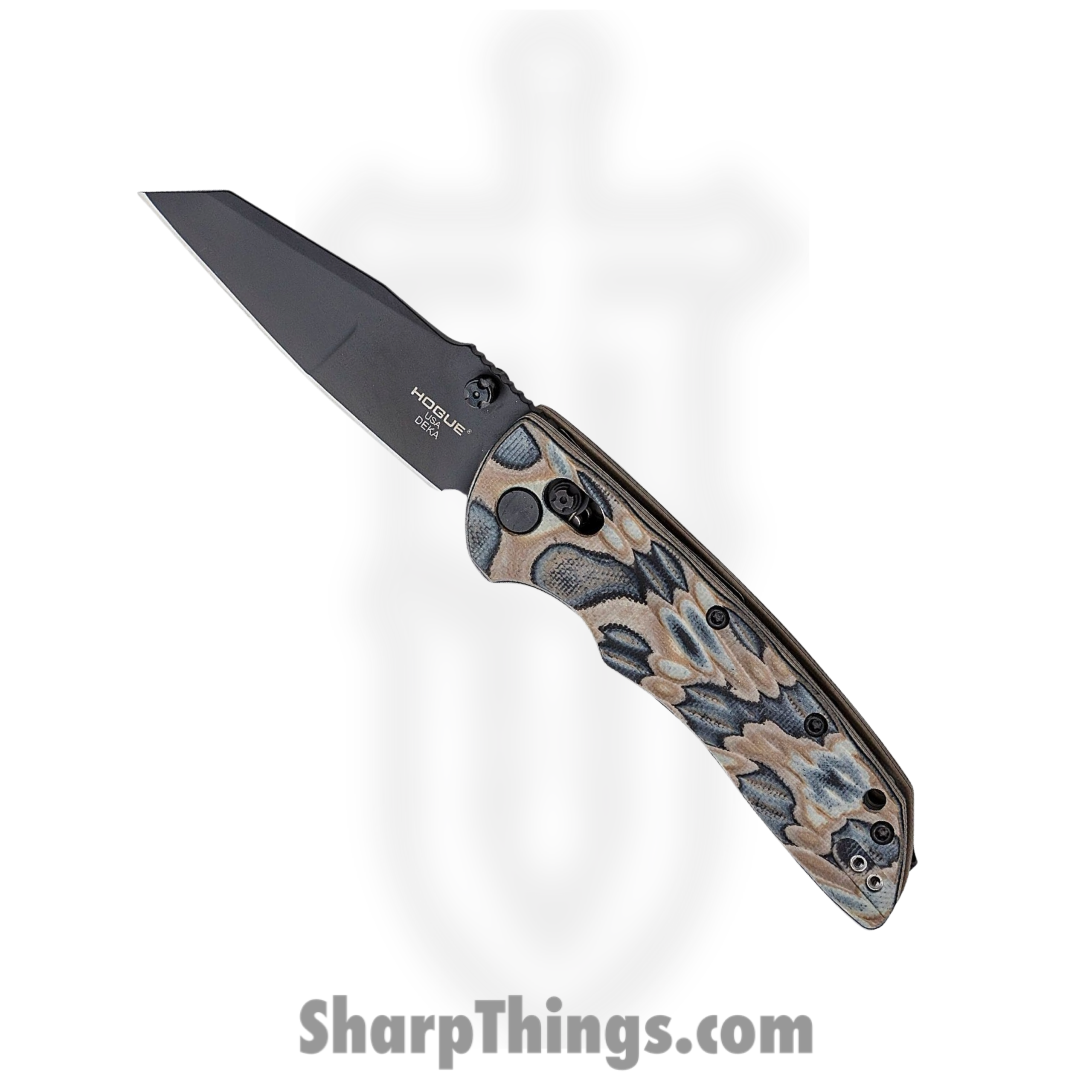 52ec0e7b-3a11-4c89-8ea3-47186df87748_HO24267_1-scaled-1.png Hogue Knives - HO24267 - Deka - Folding Knife - CPM-20CV Black Cerakote Modified Wharncliffe - G-Mascus FDE G10 Scales - Dark Earth - Image 1