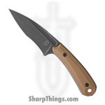Bastinelli Creations - BAS215C - SIN - Fixed Blade Knife - N690 Coated Full Tang - G10 - Brown