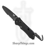 Benchmade - 916SBK - Triage First Responder - Folding Knife - N680 Coated Combo Blunt Tip P/S - G10 - Black