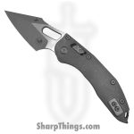 Microtech - 169RL-169RL-10APMS1 - Stitch - Folding Knife - M390MK Apocalyptic Wharncliffe -Titanium Handles - Apocalyptic