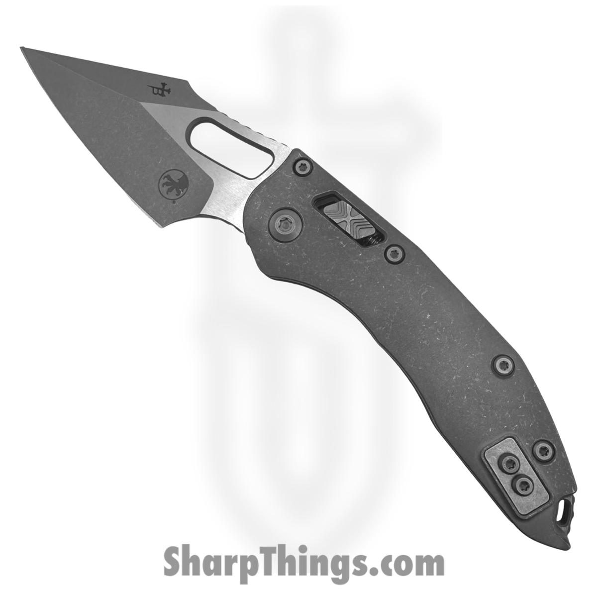 542e4577-2b3d-43e4-b08d-db60b33b19fa_169RL-169RL-10APMS1_1.jpg Microtech - 169RL-169RL-10APMS1 - Stitch - Folding Knife - M390MK Apocalyptic Wharncliffe -Titanium Handles - Apocalyptic - Image 1