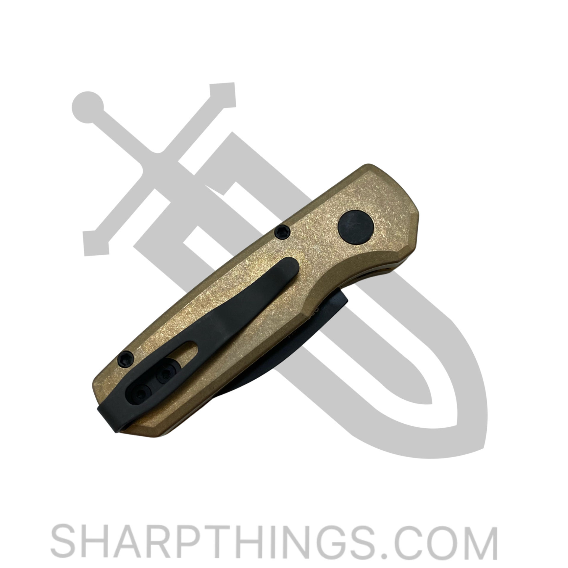 546a48cd-26a1-4bff-aa7b-caa88483d4ca_R5112_1.jpg ProTech - R5112 - Runt 5 - Automatic Knife - CPM-20CV Coated Wharncliffe - Aluminum - Bronze - Image 1