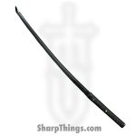 SBC - DKSHAD0125 - Dark Shadow Samurai 2 Piece - Fixed Blade Knife - Damascus Black Katana & Wakizashi - Cord Wrapped Ray Skin - Black