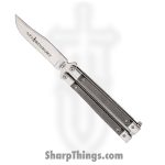 Bear & Son - BCANNCF17S35 - 30th Anniversary Balisong Butterfly Knife - CPM-S35VN - Carbon Fiber