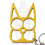 VOC - CT009GD - Cat Keychain Knuckle Weight - Metal - Gold