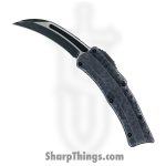 Heretic Knives - H060-14A-BRKGRY - ROC - OTF Auto - Magnacut Two Tone Karambit - 6061-T6 Aluminum - Breakthrough Grey