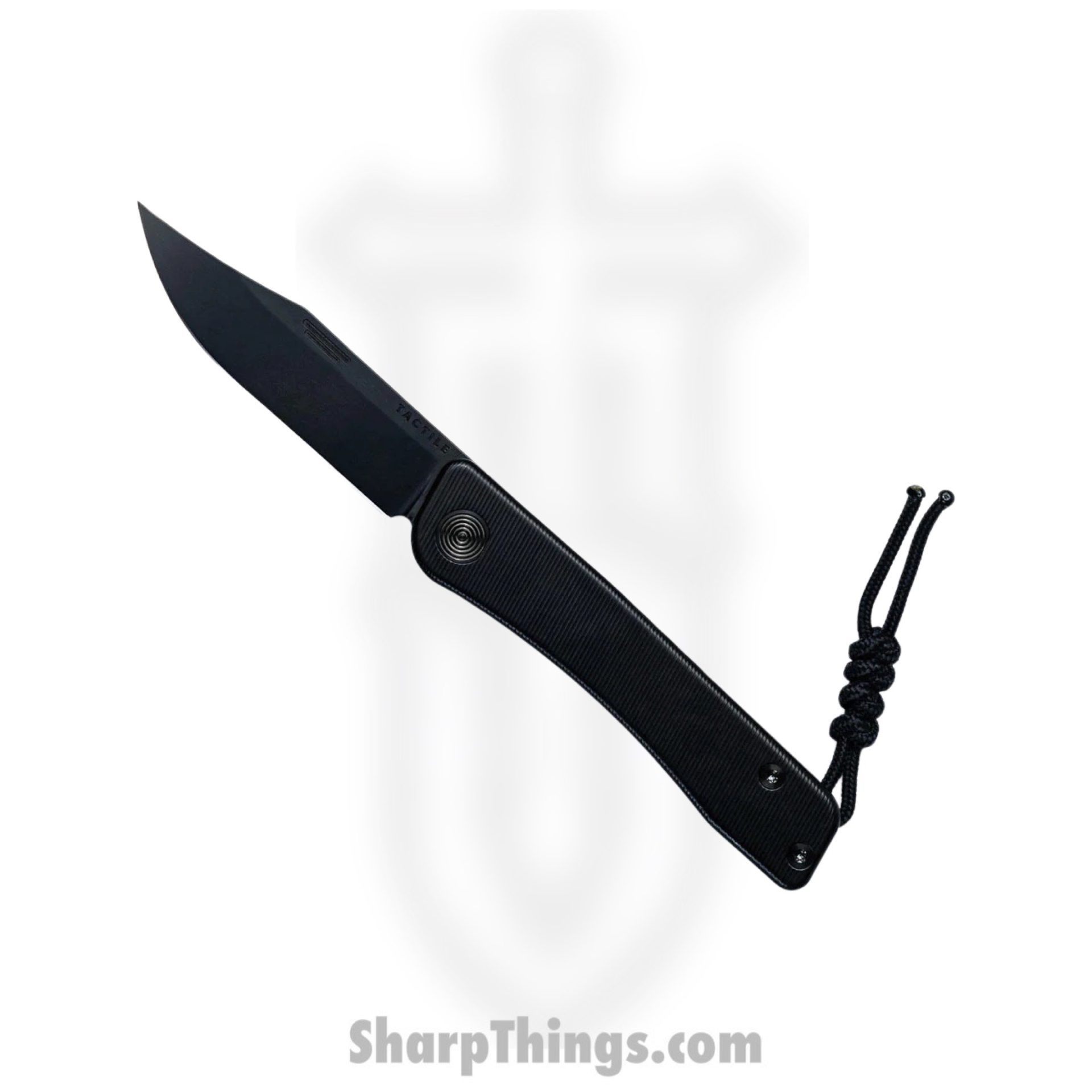 559bfa87-24d9-4fb3-9ac6-05b874ae5566_20-bx-mcdl-ttdl_1.jpg Tactile Knife Co. - 20-bx-mcdl-ttdl - Bexar - Folding Knife - Magnacut DLC Drop Point - Titanium - Black - Image 1