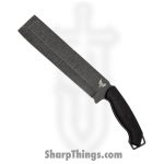 Combat Ready - CBRCBC01 - Cuma Battle - Fixed Blade Knife - 5140 Alloy Steel Black Cleaver - G10 - Black