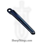Millit Knives - CRKCPTIBLST - V2 Groove CRK Clip - Anodized - Titanium - Blue Streak