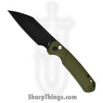 CJRB - J1945BGN - Pyrite - Folding Knife - AR-RPM9 Coated Wharncliffe - FRN - Green