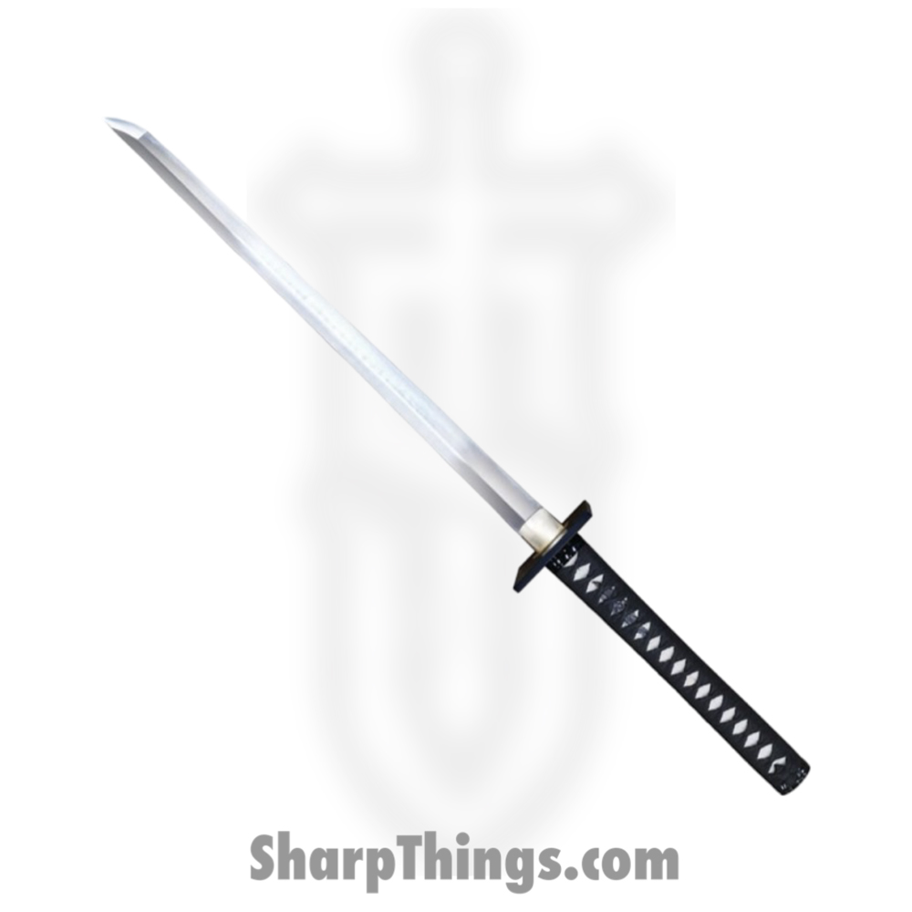 57005ada-260c-4057-af5d-79b2f0a02bb2_BBISC_1.jpg Battle Blades - BBISC - Shinobi Chokuto - Fixed Blade Knife - T10 Polished - Wood - Black - Image 1