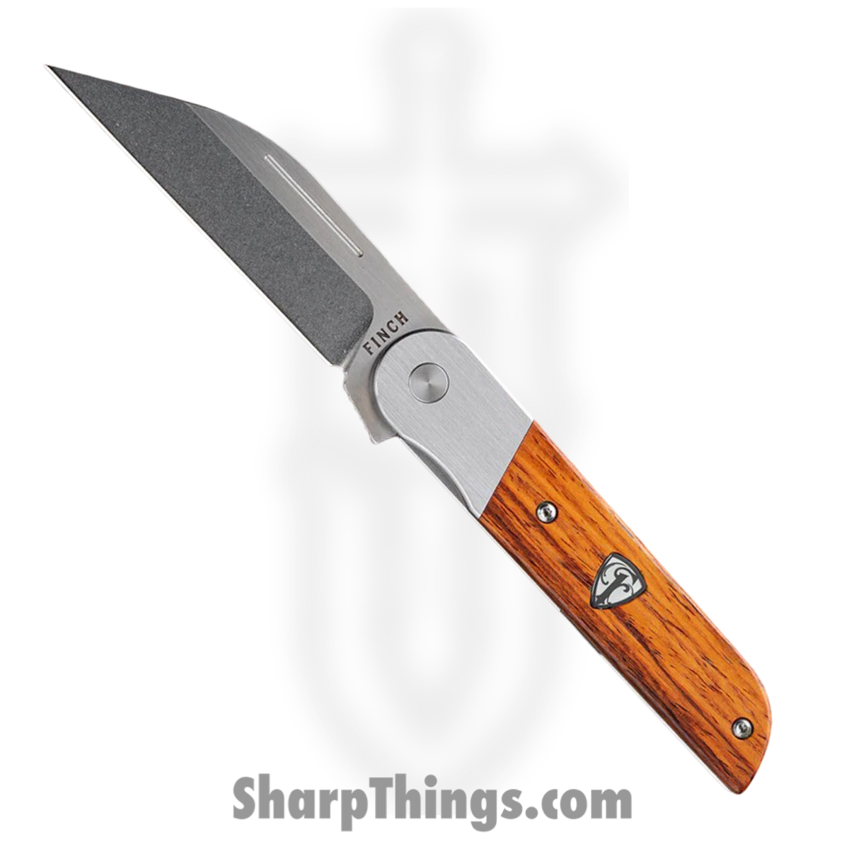 572a0aa2-71eb-4697-802e-0377b57c1285_RP203_1.jpg Finch Knife Co. - RP203 - Reciprocity - Folding Knife - 154CM Two Tone Wharncliffe - Mkuruti Wood - Brown - Image 1