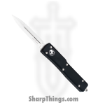 Microtech - 147-10 - UTX-70 - OTF Auto - Elmax, M390, 204P Stonewash Dagger - 6061-T6 Aluminum - Black