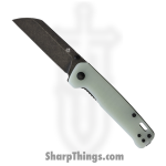 QSP - QS130W - Penguin - Folding Knife - D2 Black Stonewash Sheepsfoot - G10 - Jade