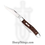 Case Cutlery - CA64065 - Stockman - Folding Knife - Tru-Sharp™ Stainless Polished Clip/Sheepfoot/Spey - Maple Burl Wood - Brown