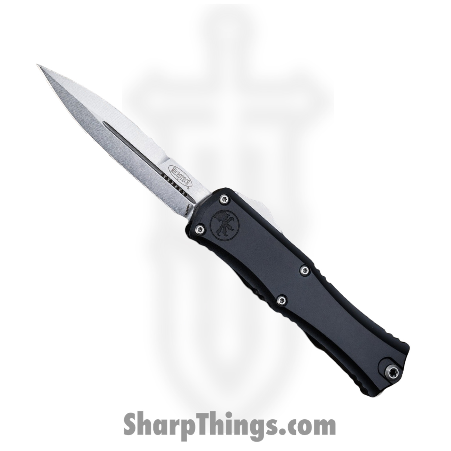 5890edf1-1386-455b-bac9-0a0eb59856e6_1701M-1030_1.jpg Microtech - 1701M-1030 - Mini Hera II 30th Anniversary - OTF Auto - M390MK Stonewash Bayonet - Aluminum - Black - Image 1