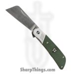 Finch Knife Co. - FKCHV405 - Harvester - Folding Knife - 154CM Satin Sheepsfoot - Micarta - Avocado