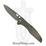 Millit Knives - TORLTSWTISLPU - Torrent Light Zirblast - Folding Knife - S90V Stonewash Drop Point - Titanium - Silver Purple