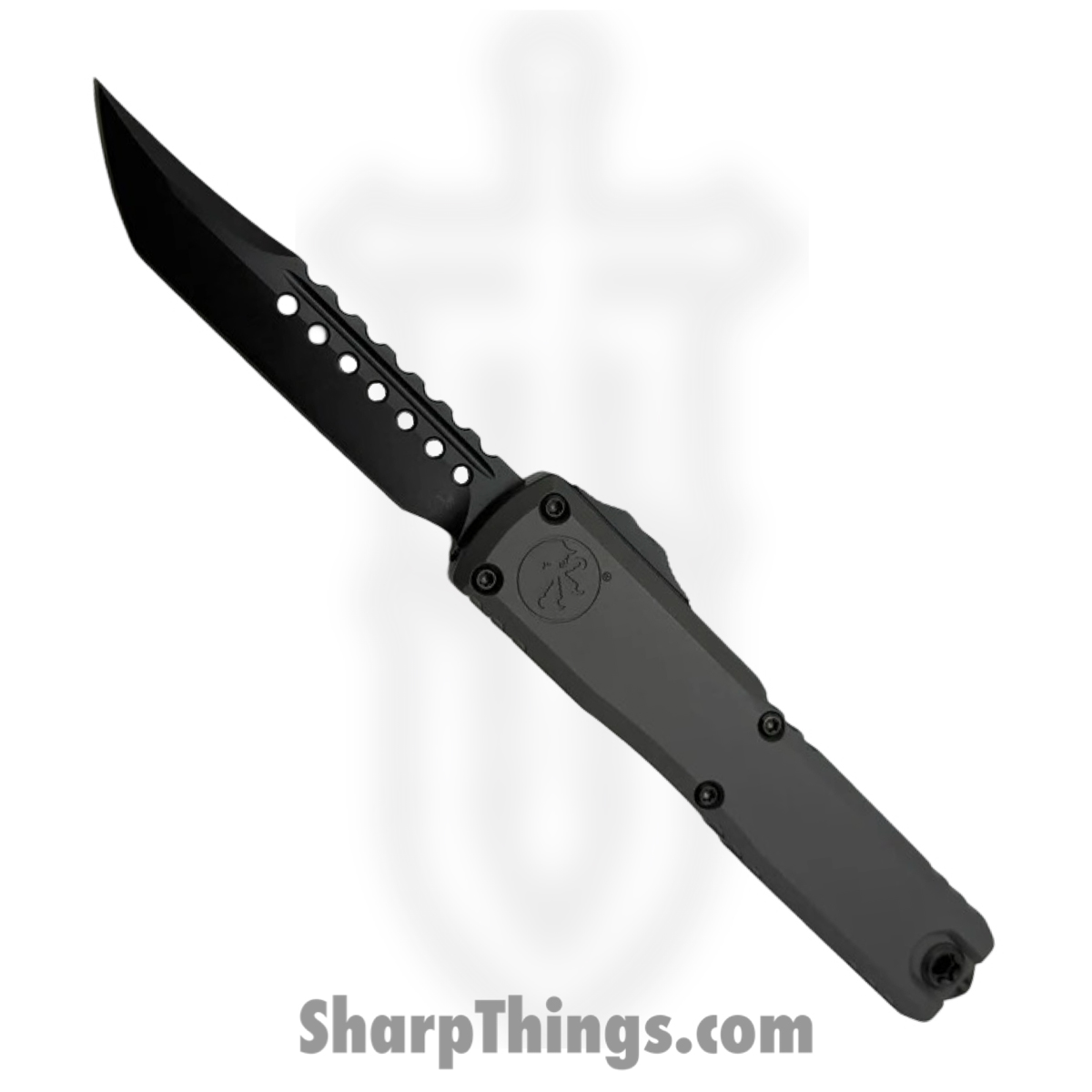 59ddc2ef-8463-435d-bdb8-4cbcdf834e49_1119-1DLCTNCS_1.jpg Microtech - 1119-1DLCTNCS - Ultratech Gen III ZBP - OTF Auto - M390MK Coated Hellhound - Aluminum - Natural - Image 1