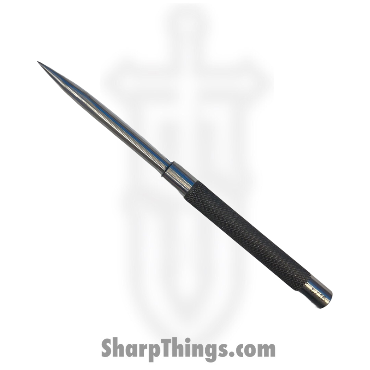 5a25bdfe-eaaa-4131-9531-ae908de4bfb9_FHF-PS-2_1.jpg Full Heart Forge - FHF-PS-2 - Punch Spike 5/16 - Fixed Blade Knife - D2 Raw Spike - D2 - Silver, Black - Image 1
