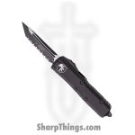 Microtech - 233-3T - UTX-85 Tactical F/S - OTF Auto - Black Tanto - 6061-T6 Aluminum - Black