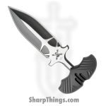 United Cutlery - UC3332 - M48 Push Dagger - Fixed Blade Knife - 2Cr13 Two Tone Dagger - TPR - Black
