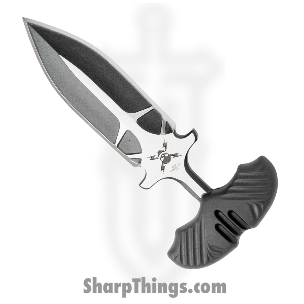 5b649dba-375d-4af8-bbf8-e83090f6bc83_UC3332_1.jpg United Cutlery - UC3332 - M48 Push Dagger - Fixed Blade Knife - 2Cr13 Two Tone Dagger - TPR - Black - Image 1