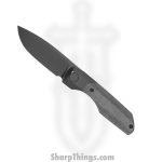Vero Engineering - V-VSM-DLC-BLK-MIC - Synapse Mini - Folding Knife - M390 DLC Drop Point - Micarta - Black