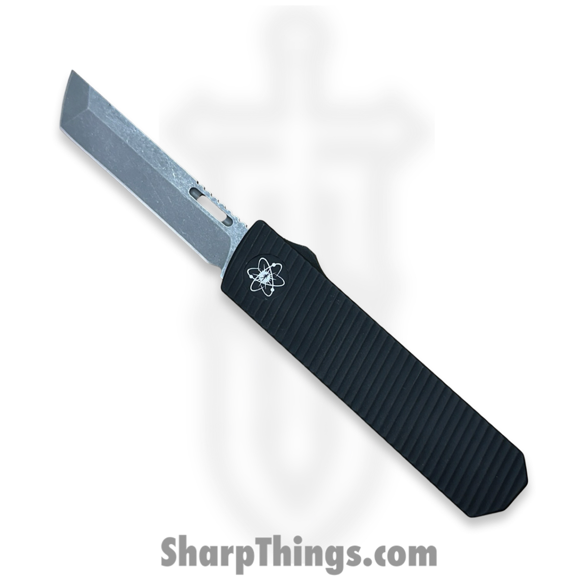5c5ea25d-8e27-4cf3-87e3-6c36f3db3c6c_PLSUSABK01_1.jpg EMPEDC - PLSUSABK01 - Pulse - OTF Auto - Magnacut Battle Worn Stonewash Tanto - 6061-T6 - Black - Image 1