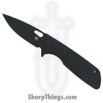 Hwzbben Knives - HWZ-B4-BLK - Grani - Folding Knife - D2 Two Tone Drop Point - G10 - Black