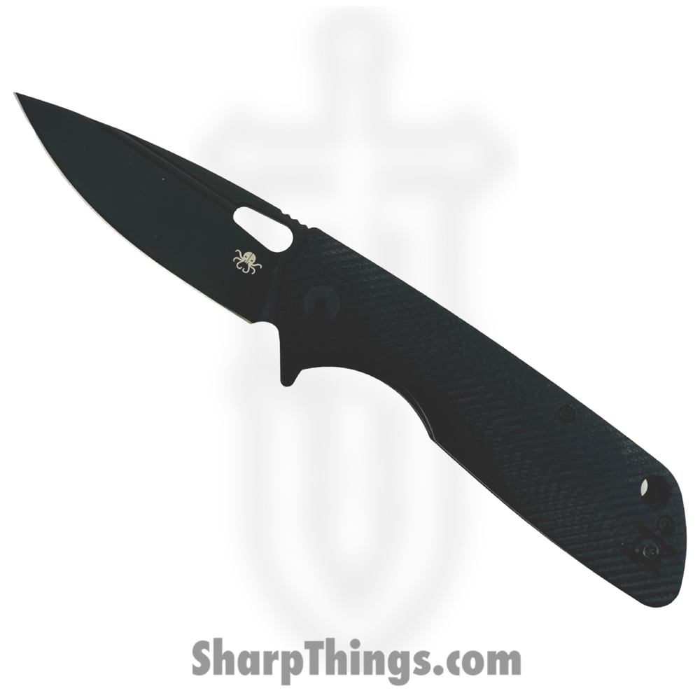 5c86a1b9-2d17-4cdd-a019-84224c95e402_HWZ-B4-BLK_1.jpg Hwzbben Knives - HWZ-B4-BLK - Grani - Folding Knife - D2 Two Tone Drop Point - G10 - Black - Image 1