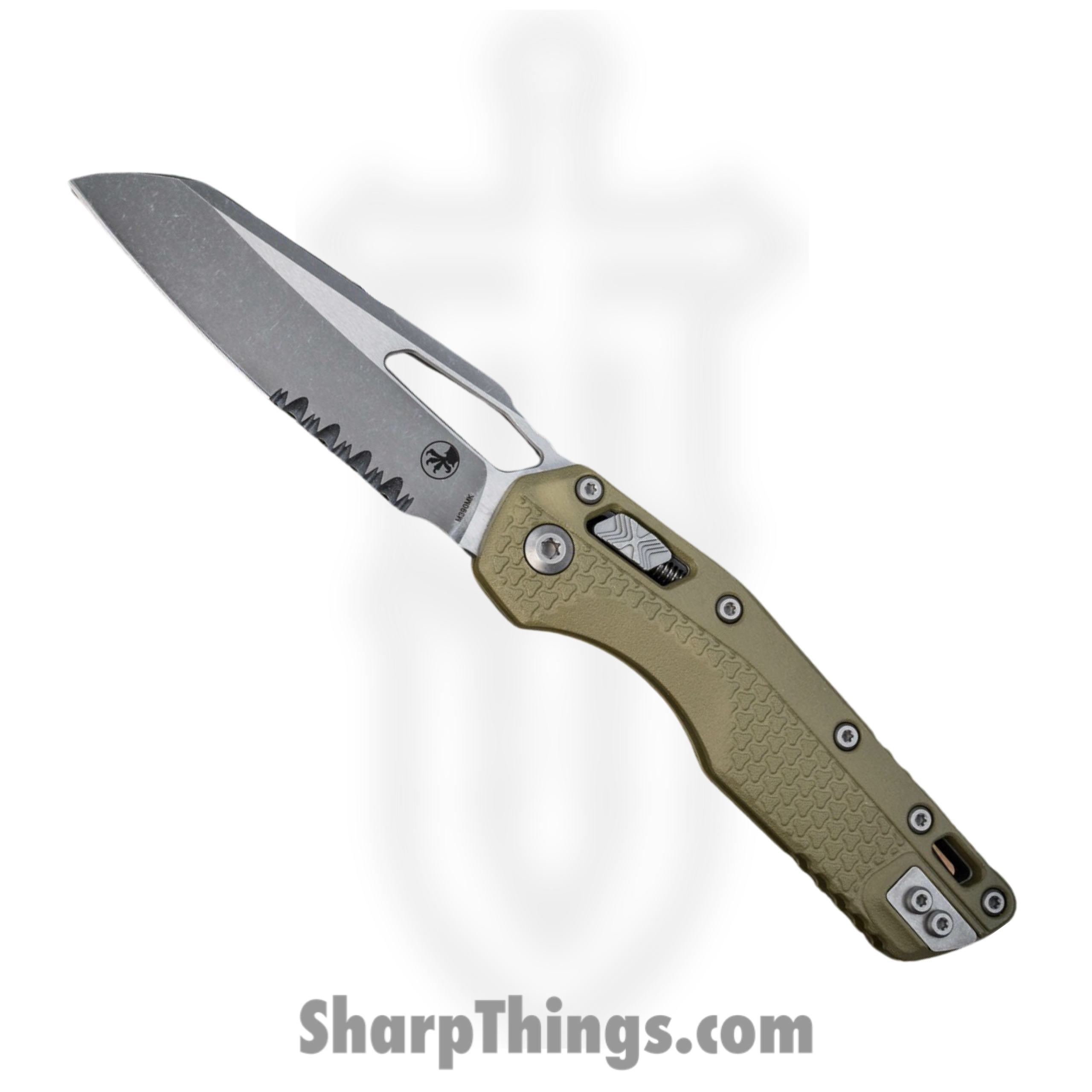5d83045d-e952-47cd-810b-98b9a4dfc486_210T-11APPMOD_1-scaled-1.png Microtech - 210T-11APPMOD - MSI® RAM-LOK Tri-Grip - Folding Knife - M390MK Apocalyptic Reverse Tanto - Injection Molded Polymer - OD Green - Image 1